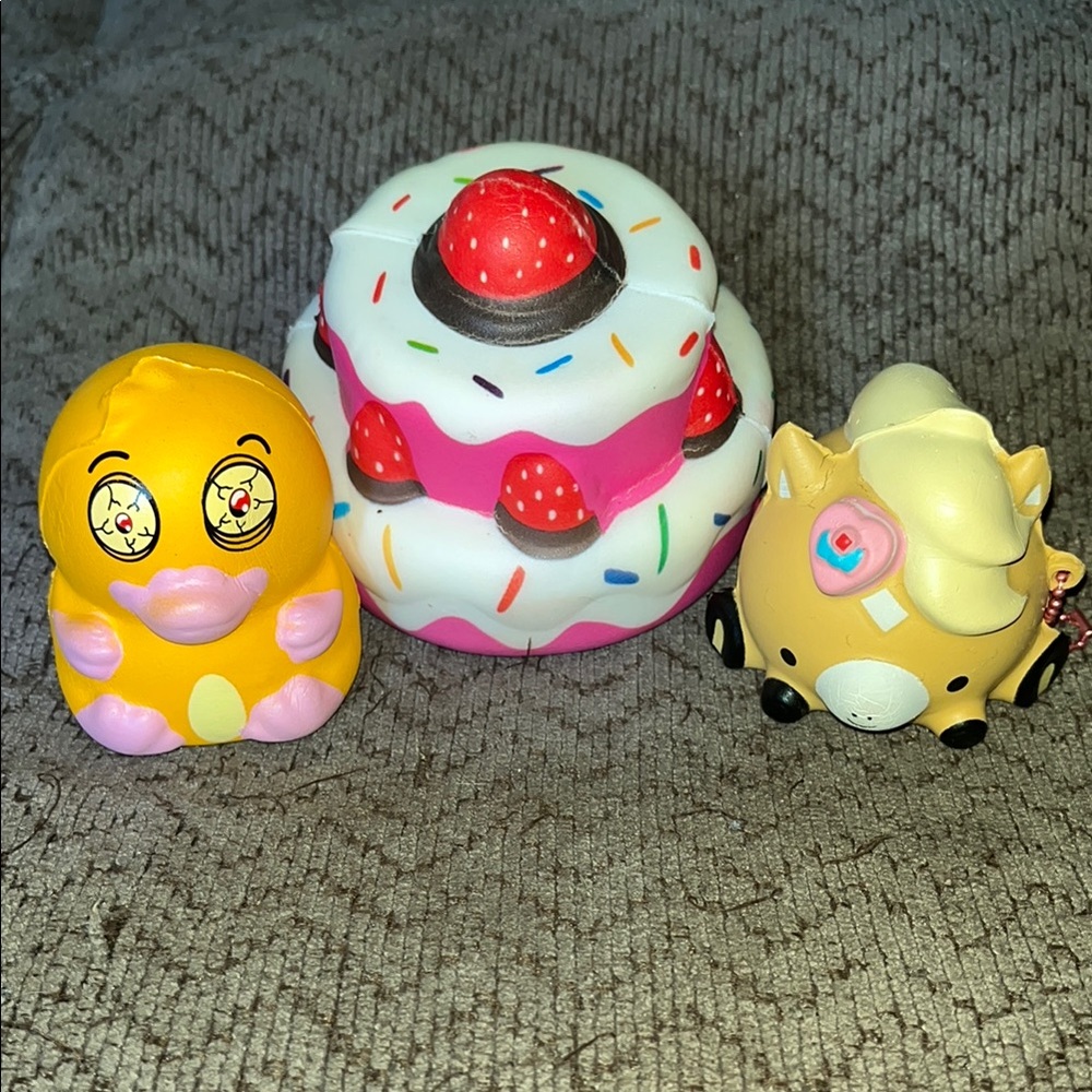 Pack of 3 squishy’s